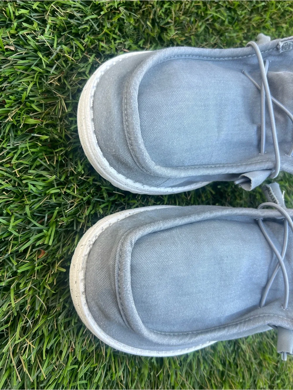 Hey Dude Men's Slip-On Loafers - Light Gray